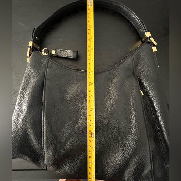 Michael Michael Kors Black Soft Pebbled Leather with Gold Hardware - Picture 10 of 12